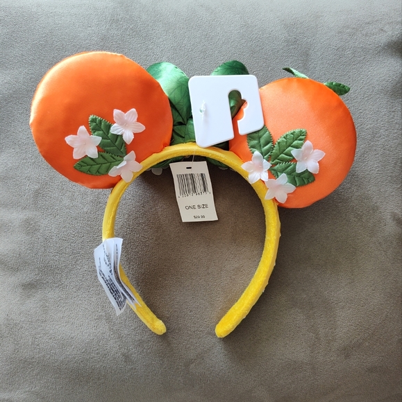 Disney Parks 2020 EPCOT Flower And Garden Orange Bird Ears NWT - Picture 2 of 6